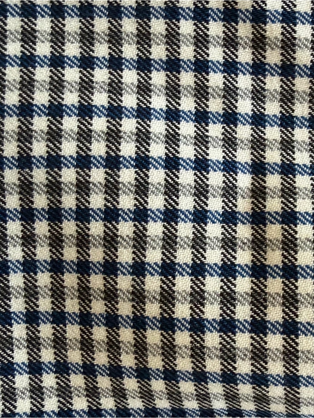 Madewell Sz 12 Waisted Houndstooth Vest In Yarn Die Wool Blend 4 Buttons Lined - Picture 9 of 12